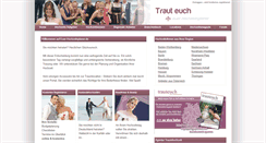 Desktop Screenshot of euer-hochzeitsplaner.de